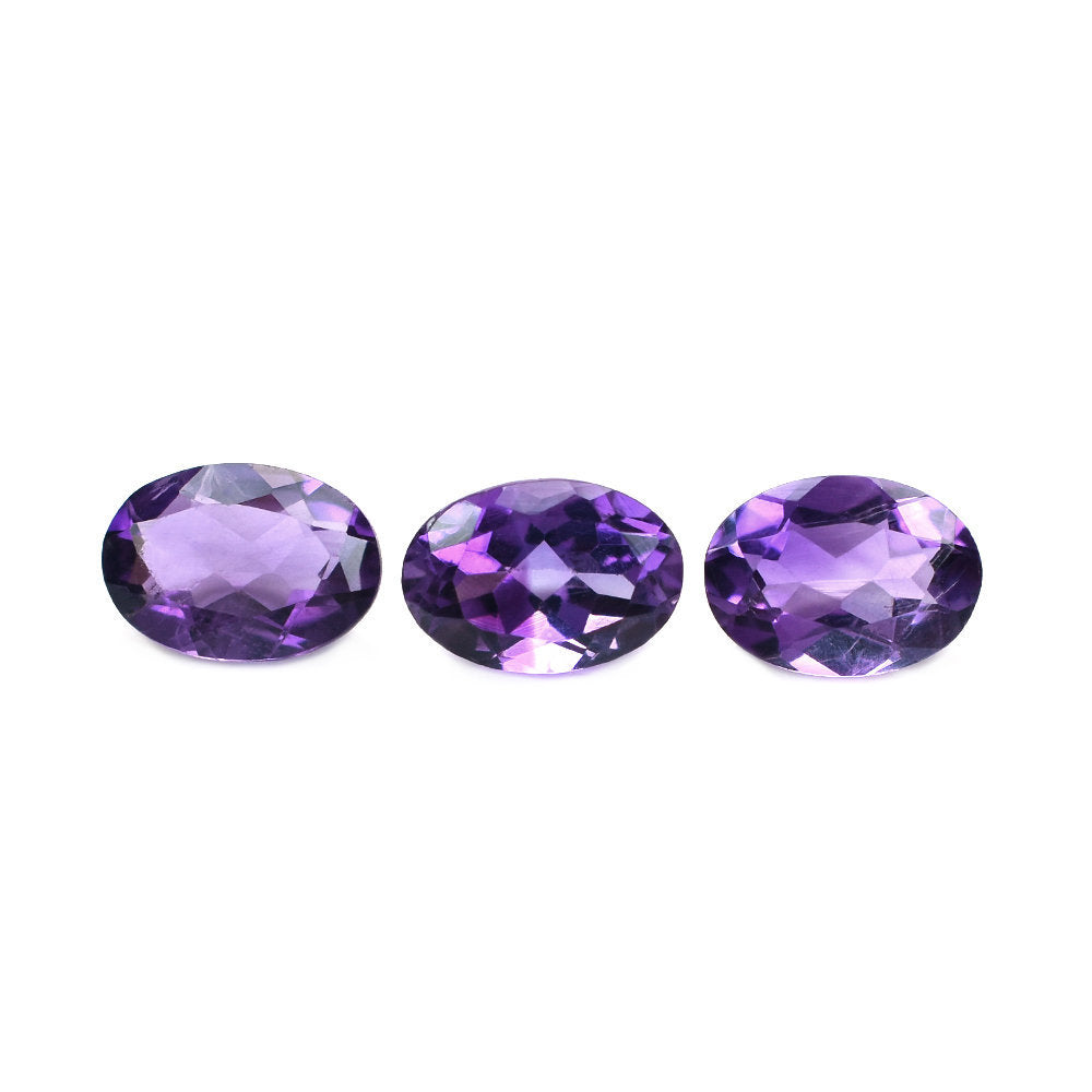 AFRICAN AMETHYST CUT OVAL (AAA\SI) 7.00X5.00 MM 0.69 Cts.