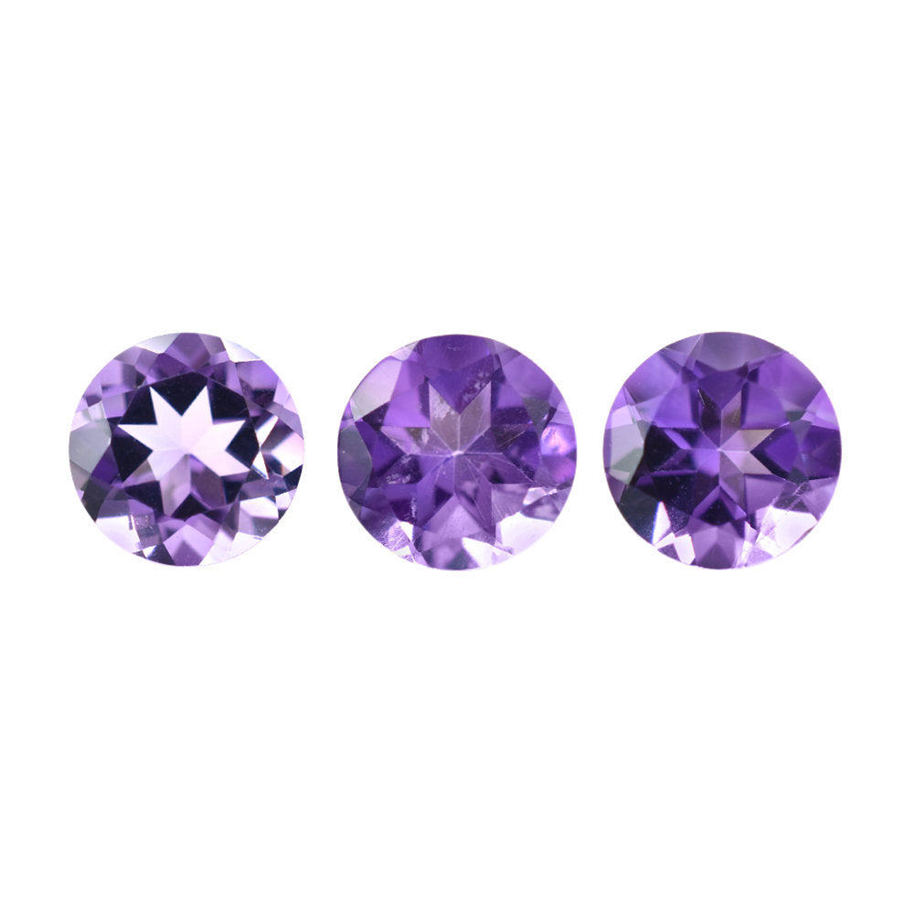 AMETHYST AFRICAN ROUND CUT (AA/CLEAN) 6.00X6.00 MM 0.70 Cts