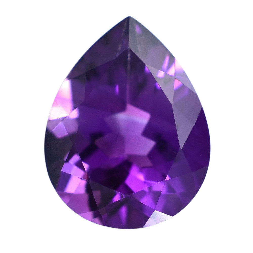 AMETHYST AFRICAN PEAR CUT (AAA/CLEAN) 9.00X7.00 MM 1.31 Cts