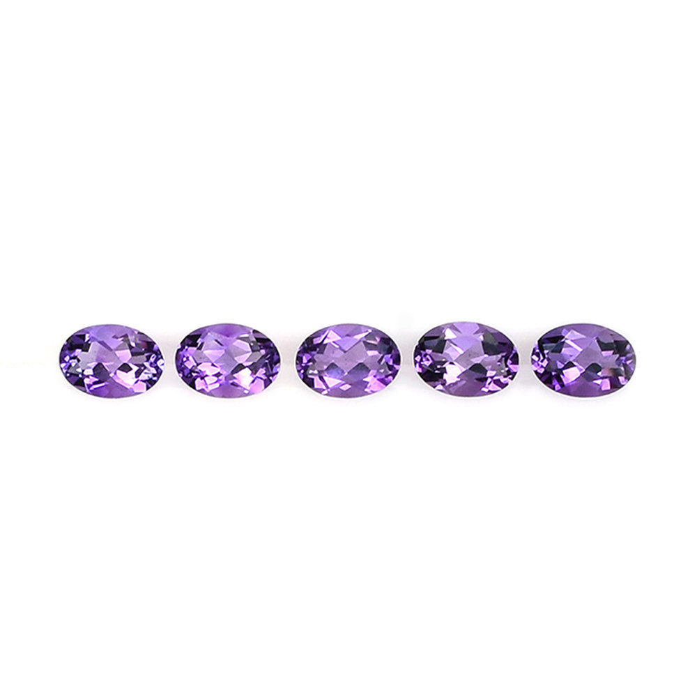 AFRICAN AMETHYST CUT OVAL (AA\CLEAN) 7.00X5.00 MM 0.73 Cts.