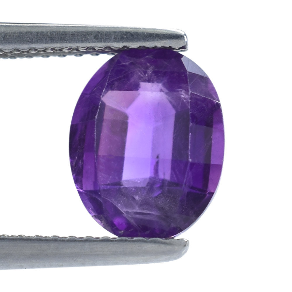 AMETHYST AFRICAN BARREL STEP CUT (AAA/HI) 10.00X8.00 MM 2.45 Cts