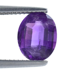 AMETHYST AFRICAN BARREL STEP CUT (AAA/HI) 10.00X8.00 MM 2.45 Cts