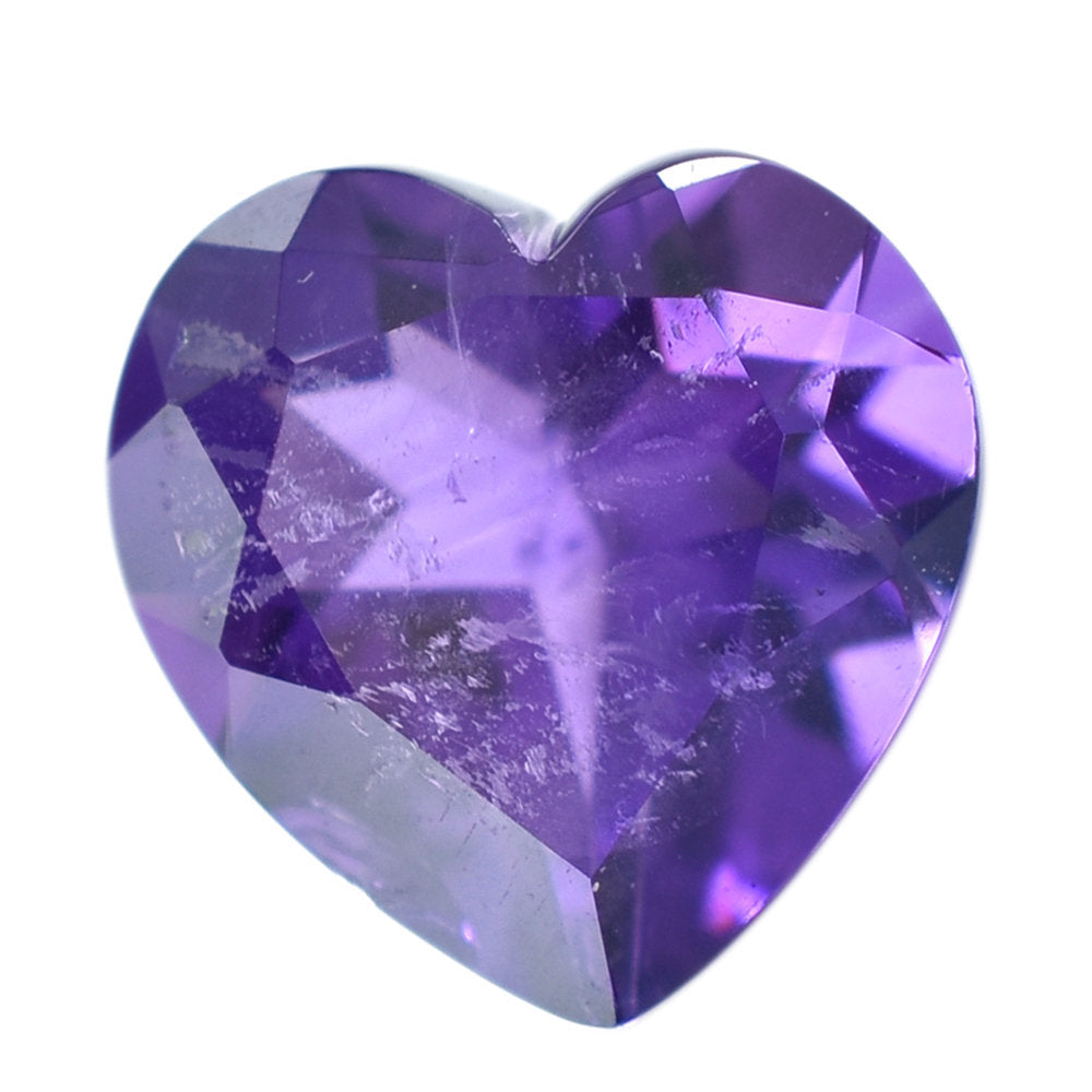 AMETHYST AFRICAN HEART CUT (AAA/HI) 7.00X7.00 MM 1.10 Cts