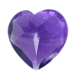 AMETHYST AFRICAN HEART CUT (AAA/HI) 7.00X7.00 MM 1.10 Cts