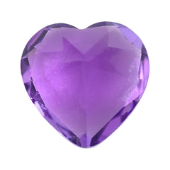 AMETHYST AFRICAN HEART CUT (AA/SI) 7.00X7.00 MM 0.98 Cts