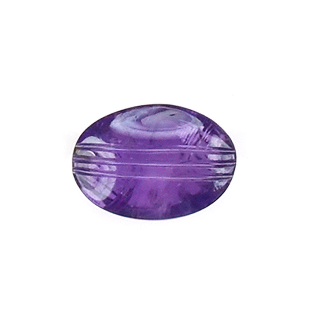 AFRICAN AMETHYST CARVING CAB OVAL (AA\HI) 14.00X10.00 MM 6.15 Cts.