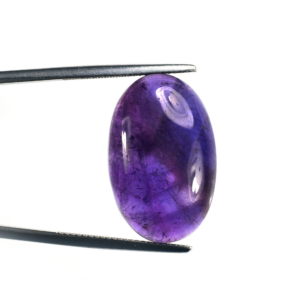 AFRICAN AMETHYST CAB OVAL (AAA\HI) 25.00X15.00 MM 22.05 Cts.
