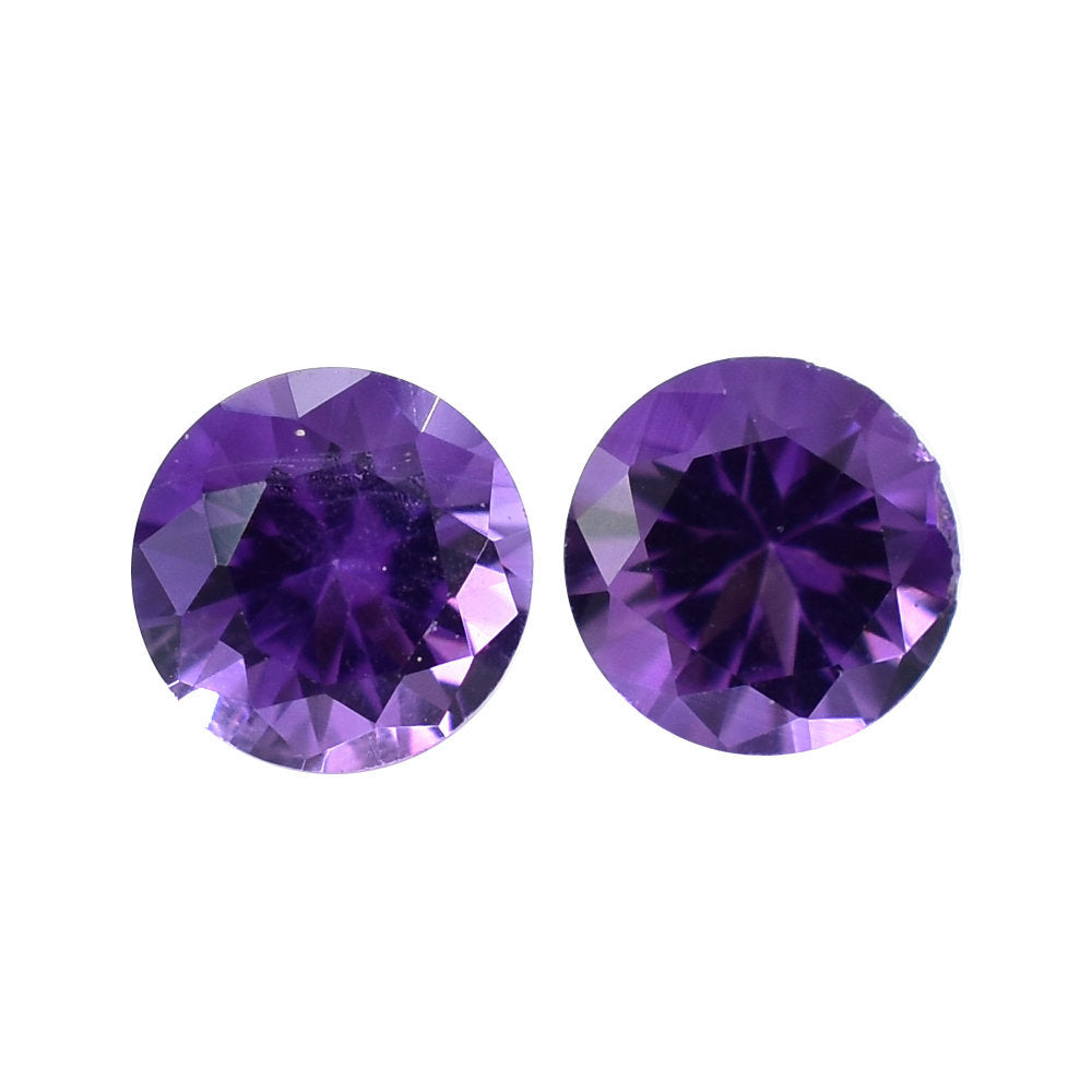 AMETHYST AFRICAN ROUND DIAMOND CUT (AAA/CLEAN) 3.00X3.00 MM 0.09 Cts