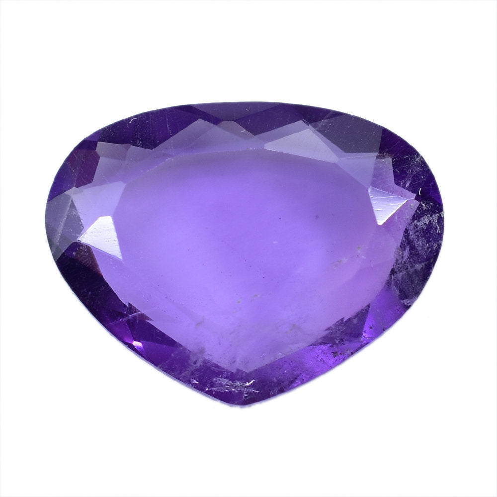 AMETHYST AFRICAN PEAR BOTH SIDE TABLE CUT (AA/HI) 13.00X10.00 MM 2.99 Cts
