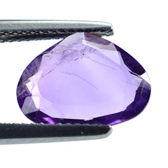 AMETHYST AFRICAN PEAR BOTH SIDE TABLE CUT (AA/HI) 13.00X10.00 MM 2.99 Cts
