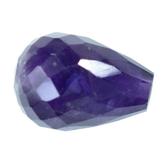 AFRICAN AMETHYST CHECKER DROP (AAA\SI) 10.00X7.00 MM (H/D_0.75_*_RD) 3.43 Cts.