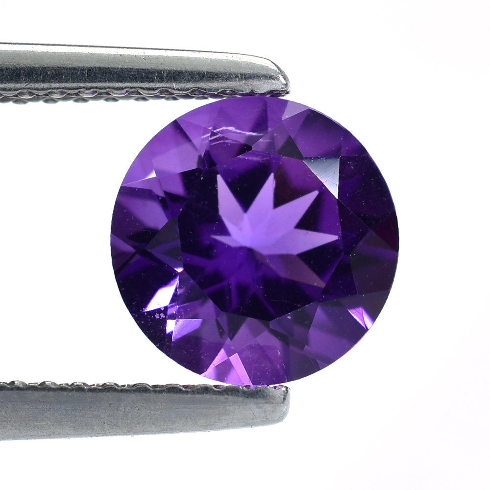 AMETHYST AFRICAN ROUND CUT (AAA/SI) 8.00X8.00 MM 1.58 Cts