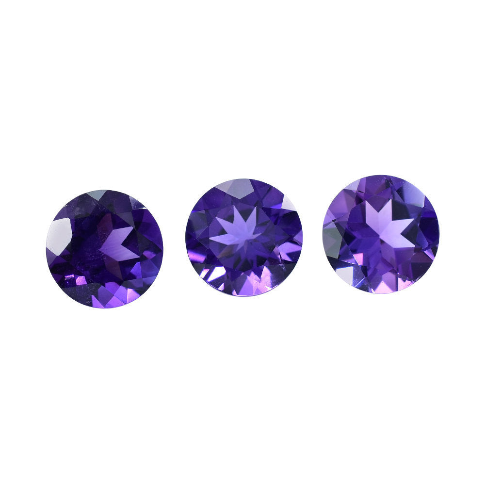 AMETHYST AFRICAN ROUND CUT (AAA/SI) 8.00X8.00 MM 1.58 Cts