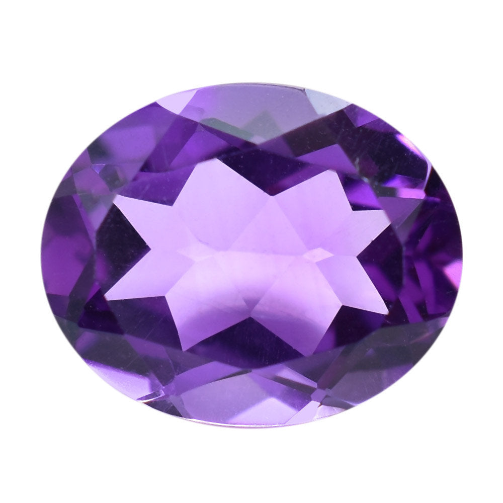 AMETHYST AFRICAN OVAL CUT (AAA/CLEAN) 11.00X9.00 MM 3.4 Cts