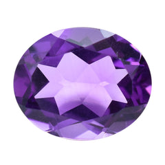 AMETHYST AFRICAN OVAL CUT (AAA/CLEAN) 11.00X9.00 MM 3.4 Cts