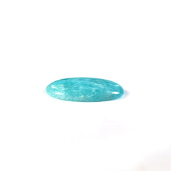 AMAZONITE PERUVIAN PLAIN CAB (FLAT BOTTOM) EGG OVAL (AAA\OPAQUE) 26.00X20.00 MM 15.75 Cts.