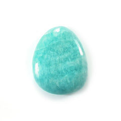 AMAZONITE PERUVIAN PLAIN LENTIL (AA/OPAQUE) TRILLIANISH 15.50X12.50 MM 4.92 Cts.