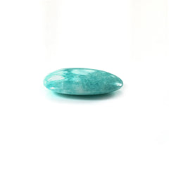 AMAZONITE PERUVIAN PLAIN LENTIL (AA/OPAQUE) TRILLIANISH 15.50X12.50 MM 4.92 Cts.