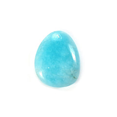 AMAZONITE PERUVIAN PLAIN LENTIL TRILLIANISH (AAA\OPAQUE) 15.50X12.50 MM 4.97 Cts.