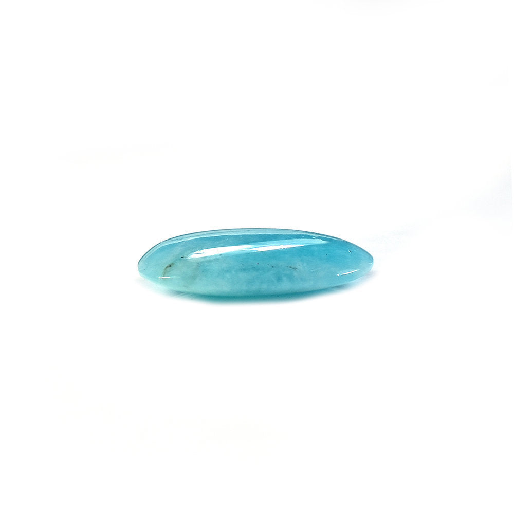 AMAZONITE PERUVIAN PLAIN LENTIL TRILLIANISH (AAA\OPAQUE) 15.50X12.50 MM 4.97 Cts.