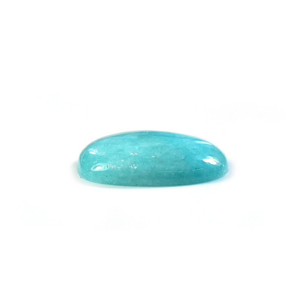 AMAZONITE PERUVIAN PLAIN CAB PEARISH CAB (AA\OPAQUE) 15.50X12.50 MM 5.08 Cts.