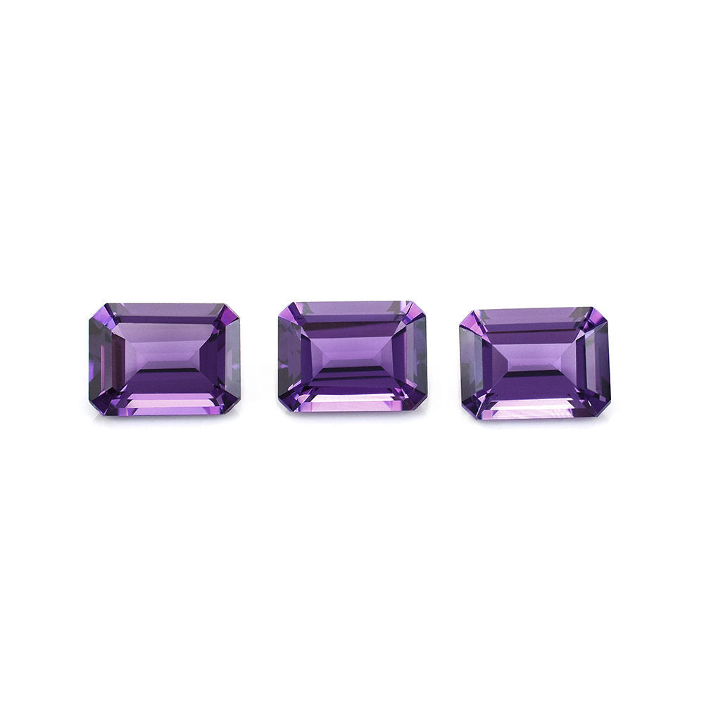 AMETHYST BRAZIL STEP CUT (DARK/CLEAN) OCTAGON 8.00X6.00 MM 1.34 Cts.