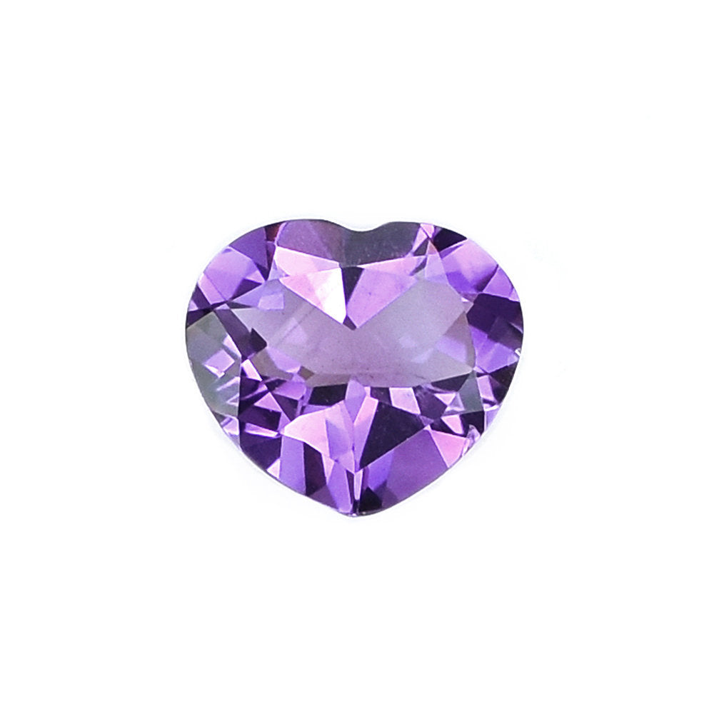 AMETHYST BRAZIL CUT (MEDIUM/CLEAN) HEART 7.00X7.80 MM 1.07 Cts.