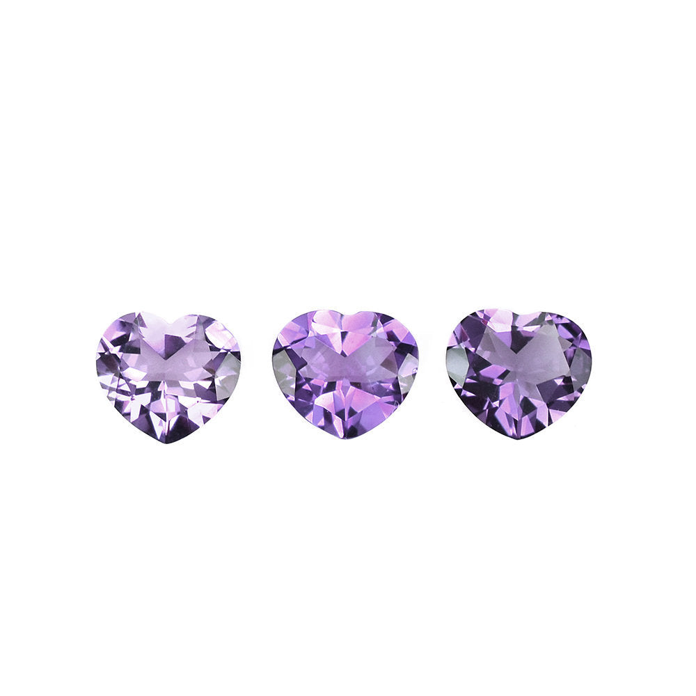 AMETHYST BRAZIL CUT (MEDIUM/CLEAN) HEART 7.00X7.80 MM 1.07 Cts.