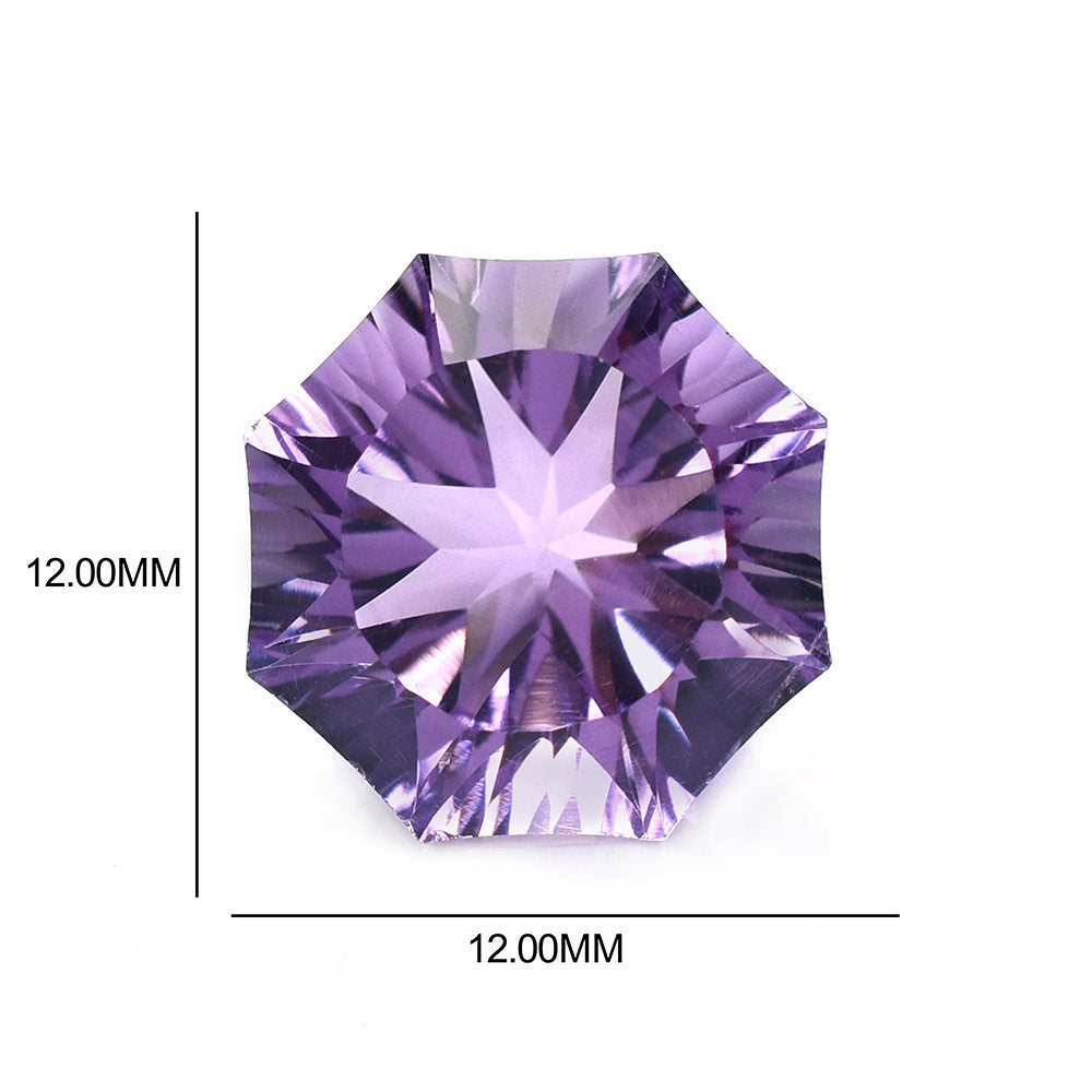 AMETHYST BRAZIL FANCY (MEDIUM/CLEAN) FANCY 12.00X12.00 MM 6.79 Cts.