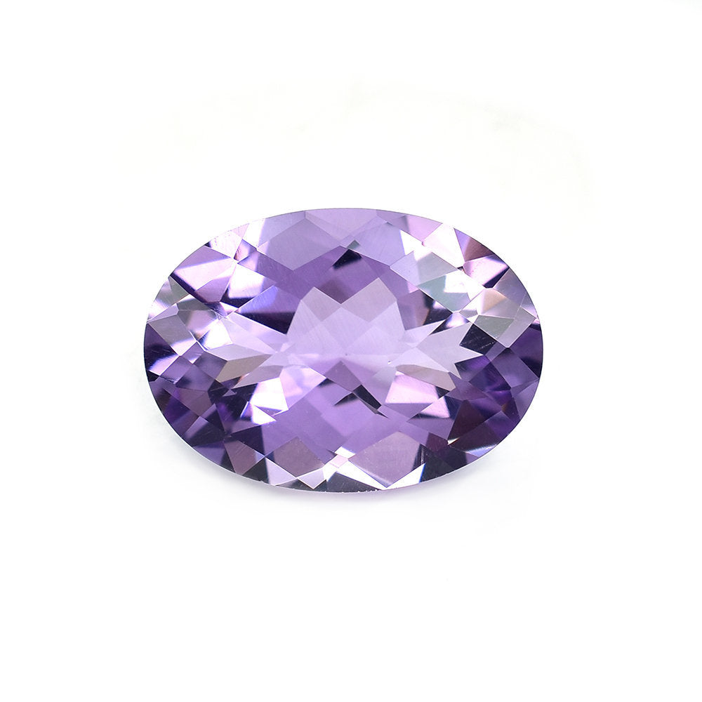 BRAZIL AMETHYST CHECKER OVAL (MEDIUM +\SI) 14.00X10.00 MM 4.80 Cts.