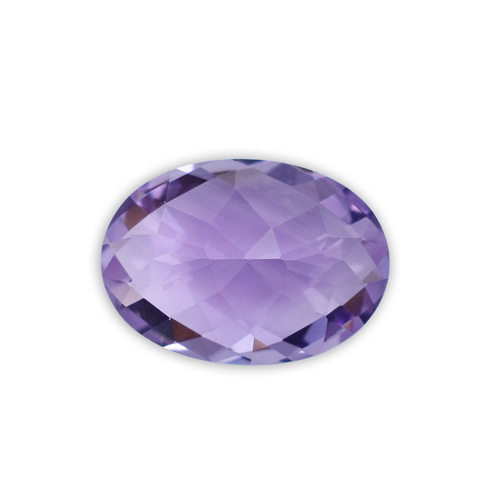 BRAZIL AMETHYST CHECKER OVAL (MEDIUM +\SI) 14.00X10.00 MM 4.80 Cts.