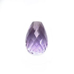 BRAZIL AMETHYST FACETD DROP (LIGHT\CLEAN) 10.00X7.00 MM (H/D_0.75_*_RD) 3.30 Cts.