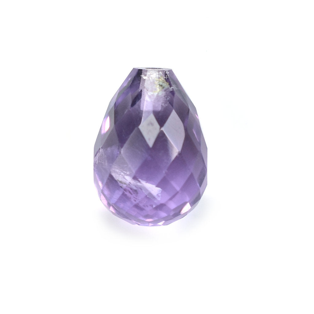 BRAZIL AMETHYST FACETD DROP (DARK\SI) 10.00X7.00 MM (H/D_0.75_*_RD) 3.58 Cts.