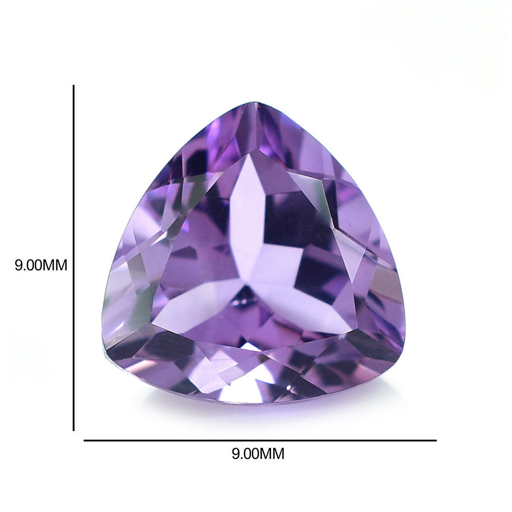 BRAZIL AMETHYST CUT TRILLION (MEDIUM\CLEAN) 9.00X9.00 MM 2.28 Cts.