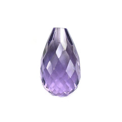 BRAZIL AMETHYST FACETD DROP (MEDIUM\CLEAN) 12.00X7.00 MM 4.09 Cts.