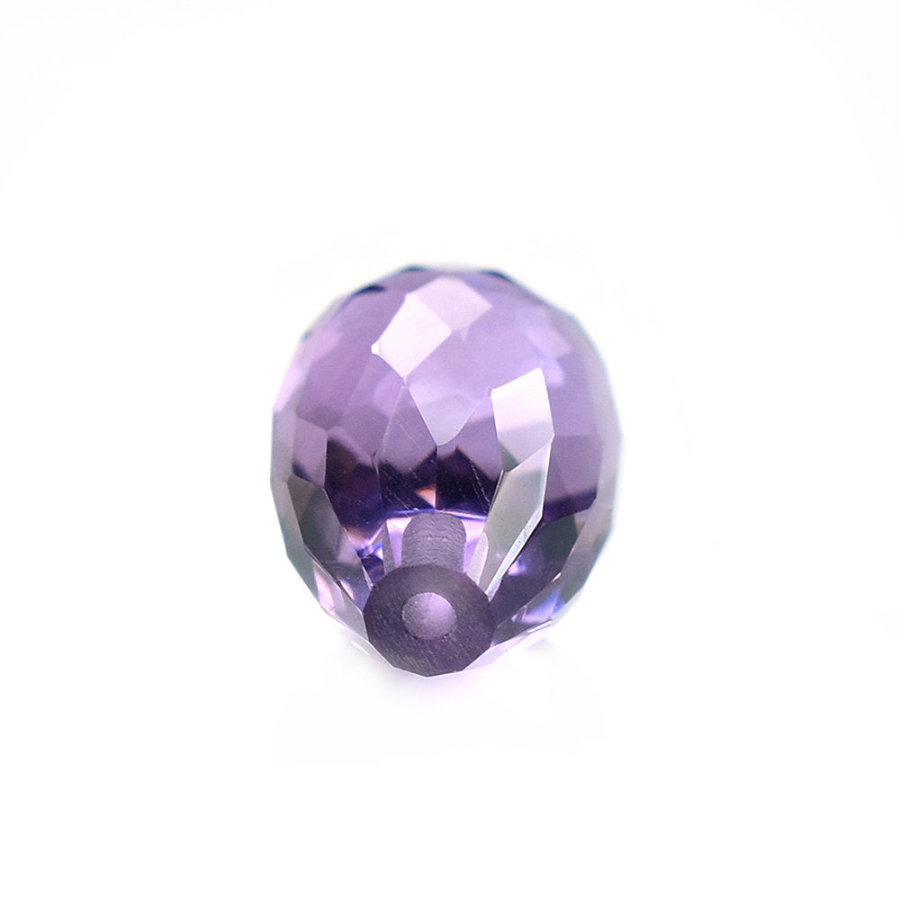 BRAZIL AMETHYST FACETD DROP (MEDIUM\CLEAN) 12.00X7.00 MM 4.09 Cts.