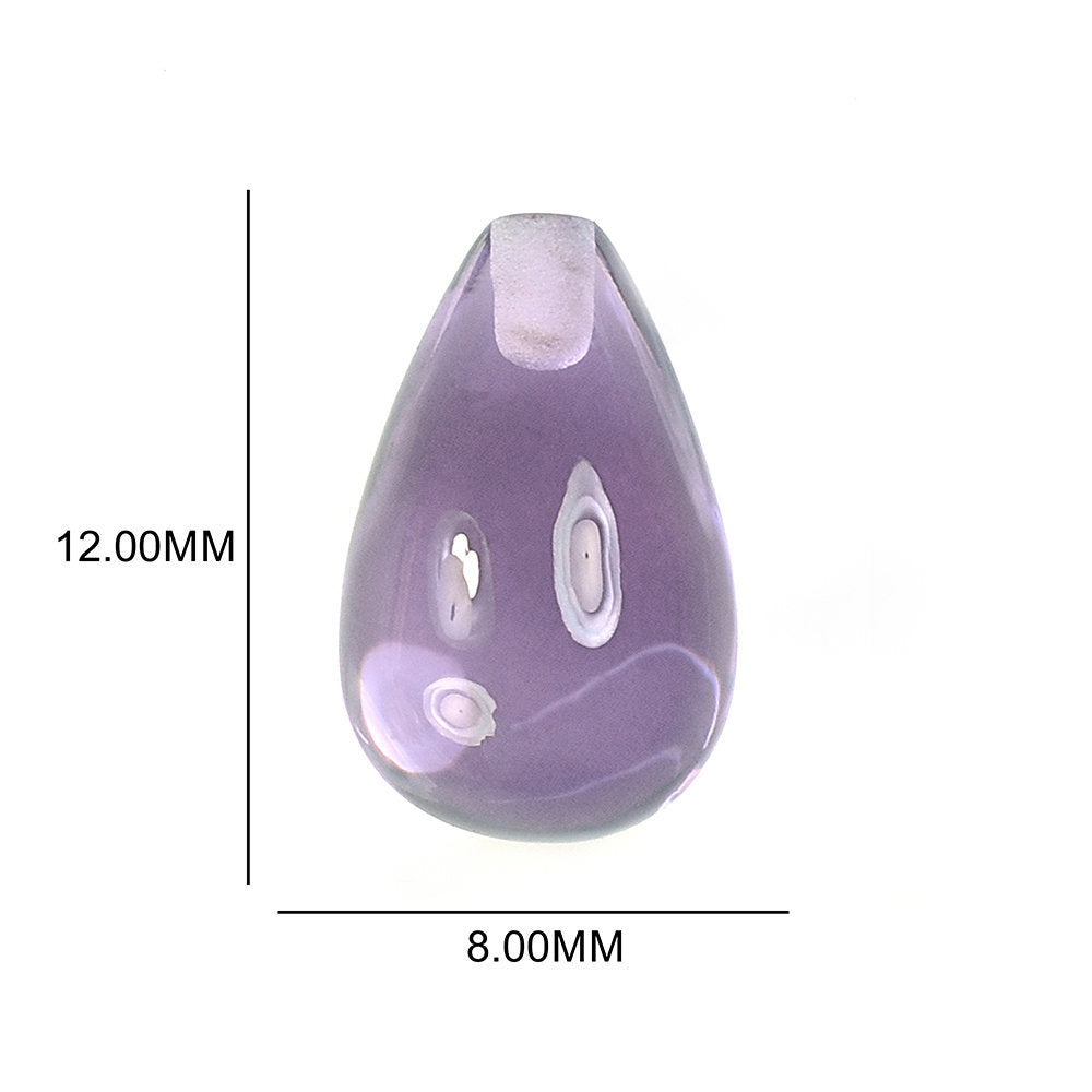 BRAZIL AMETHYST PLAIN DROP (MEDIUM\CLEAN) 12.00X8.00 MM 4.95 Cts.