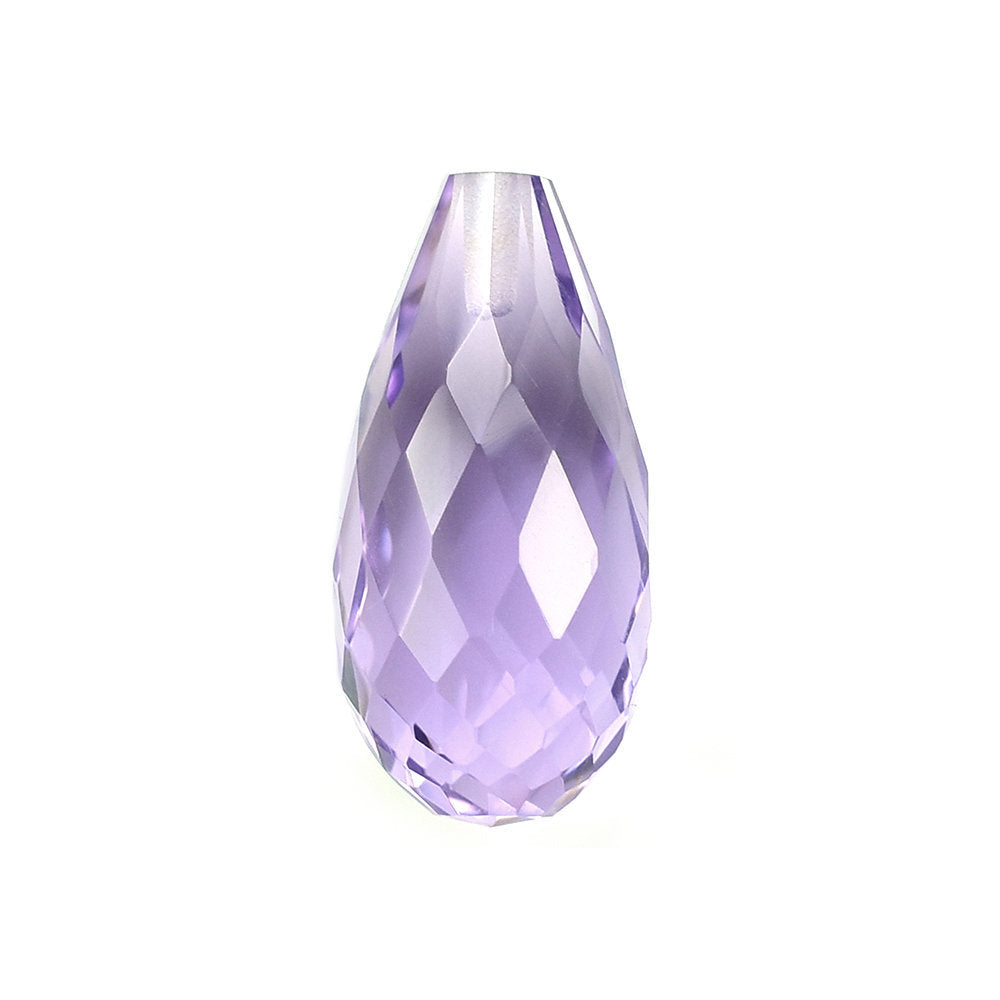 BRAZIL AMETHYST FACETD DROP (MEDIUM\CLEAN) 14.00X7.00 MM (H/D_0.75_*_RD) 4.55 Cts.