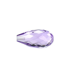 BRAZIL AMETHYST FACETD DROP (MEDIUM\CLEAN) 14.00X7.00 MM (H/D_0.75_*_RD) 4.55 Cts.