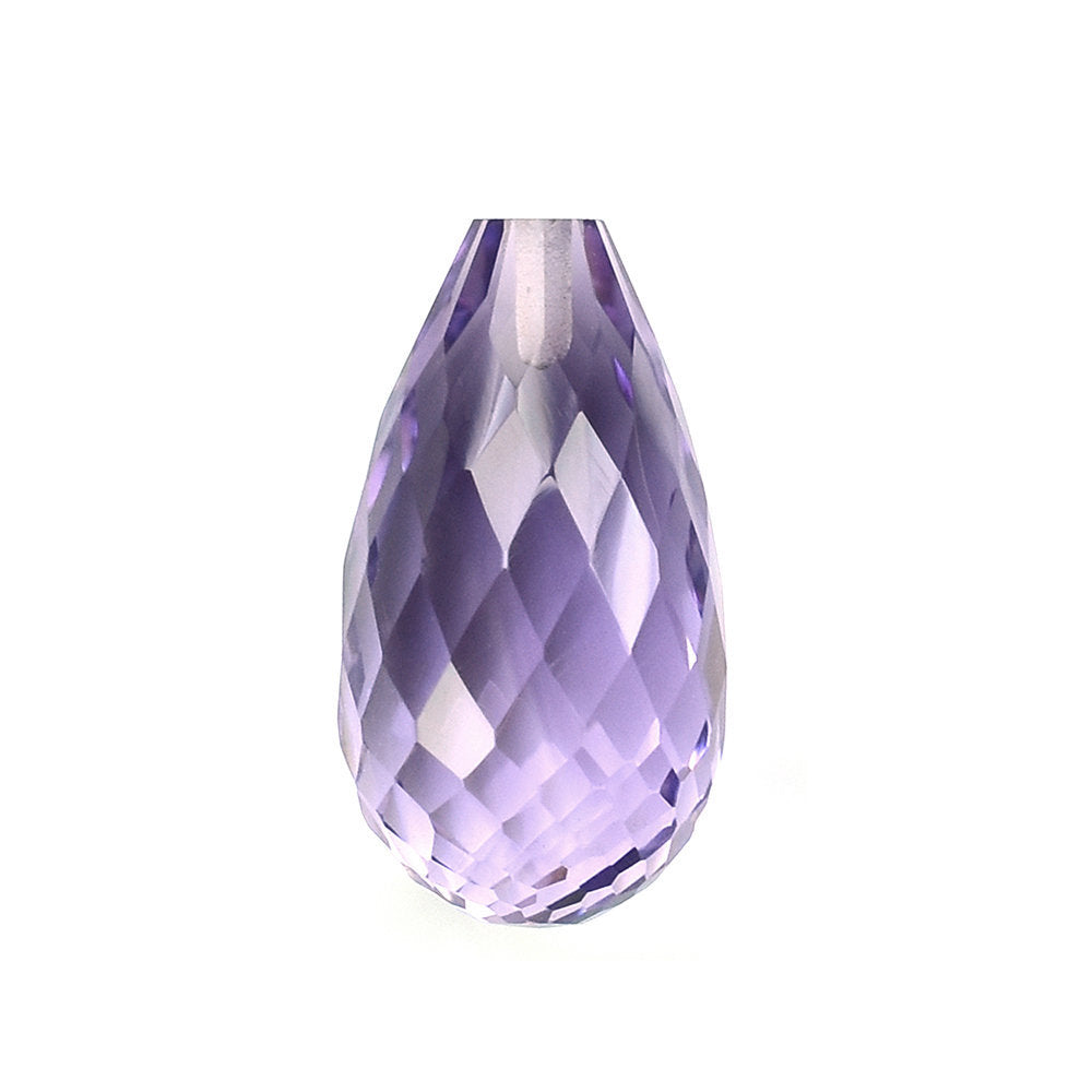 BRAZIL AMETHYST FACETD DROP (MEDIUM\CLEAN) 15.00X8.00 MM 6.85 Cts.