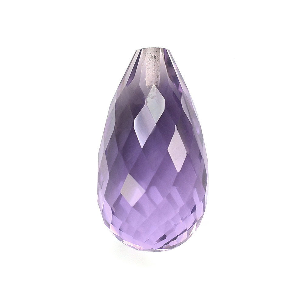 BRAZIL AMETHYST FACETD DROP (MEDIUM\CLEAN) 18.00X10.00 MM 12.36 Cts.