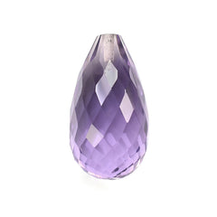 BRAZIL AMETHYST FACETD DROP (MEDIUM\CLEAN) 18.00X10.00 MM 12.36 Cts.