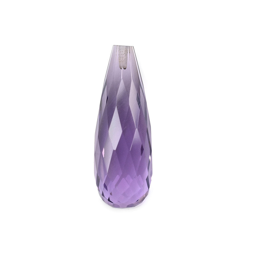 BRAZIL AMETHYST FACETD DROP (MEDIUM\CLEAN) 20.00X7.00 MM 7.00 Cts.