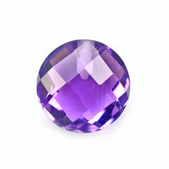 BRAZIL AMETHYST CHECKER BRIOLETTE ROUND (DARK\SI) 8.00X8.00 MM (H/D_0.50MM_*_RD) 2.01 Cts.
