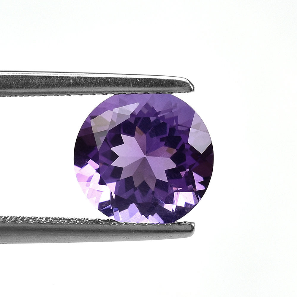 BRAZIL AMETHYST CUT ROUND (DARK\CLEAN) 10.00X10.00 MM 3.29 Cts.