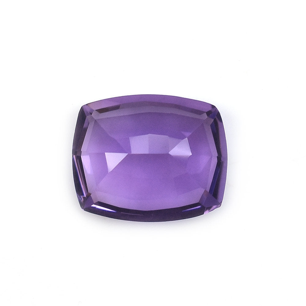 BRAZIL AMETHYST STEP CUT CUSHION (DARK\CLEAN) 10.00X8.00 MM 2.42 Cts.