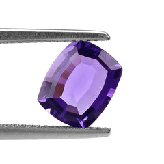 BRAZIL AMETHYST STEP CUT CUSHION (DARK\CLEAN) 10.00X8.00 MM 2.42 Cts.