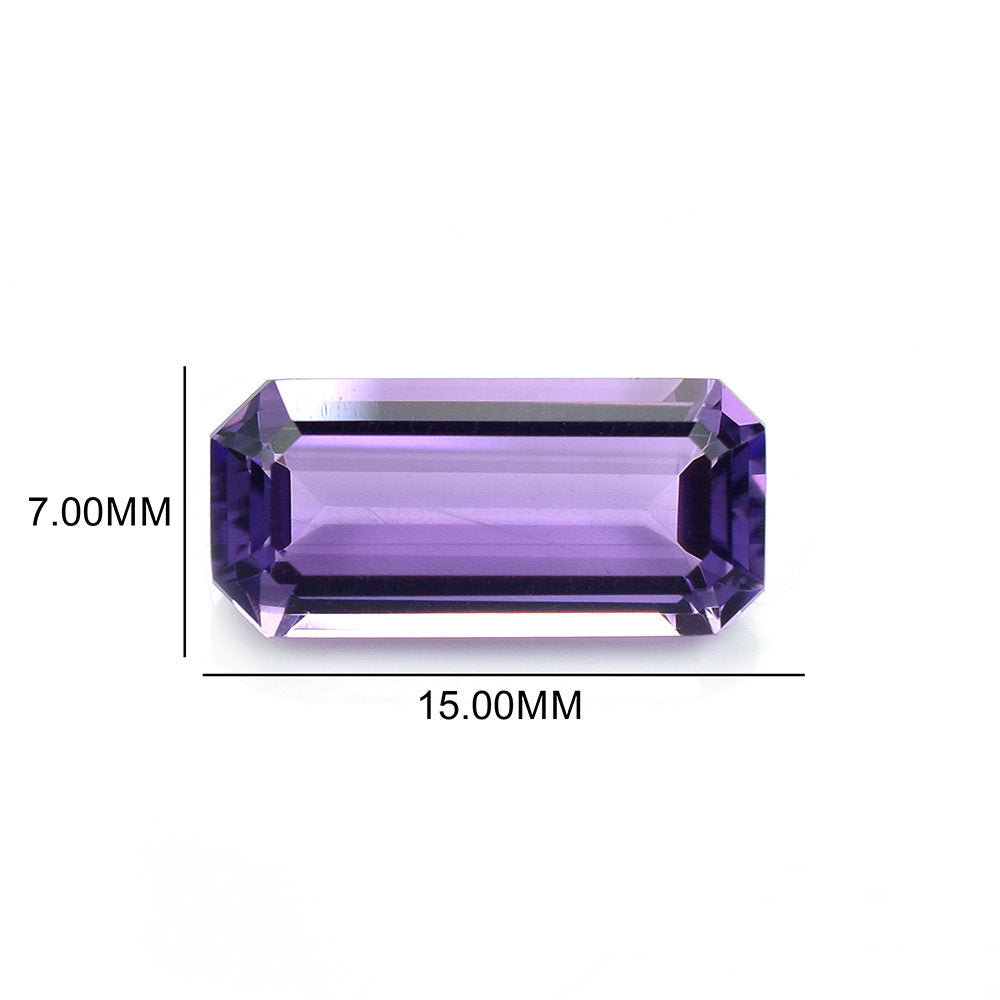 BRAZIL AMETHYST STEP CUT OCTAGON (MEDIUM\CLEAN) 15.00X7.00 MM 3.98 Cts.