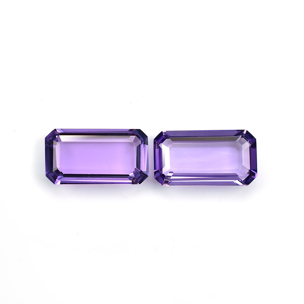 BRAZIL AMETHYST BOTH SIDE TABLE CUT OCTAGON (MEDIUM\CLEAN) 13.00X7.00 MM 2.83 Cts.