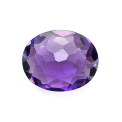 AMETHYST BRAZIL IRREGULAR BRIOLETTE (DARK/CLEAN) OVAL 16.00X13.00 MM 7.95 Cts.